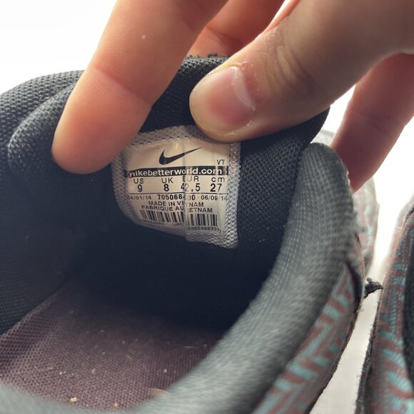 Nike Air Max Lunar90 Suit & Tie 705068-600 Mens 9 Running Sneakers Deep Burgundy - Picture 11 of 11